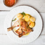 Κοτόπουλο στον φούρνο με μέλι και εσπεριδοειδή