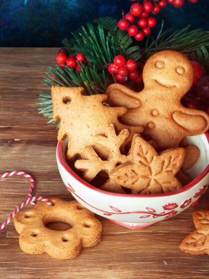 Χριστουγεννιάτικα μπισκότα που γίνονται και στολίδια