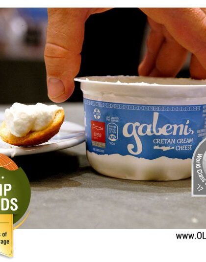 Πλατινένιο βραβείο στα Olymp Awards 2017 για το Κρητικό  κρεμώδες τυρί Γαλένι