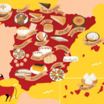 Ο χάρτης των γλυκών της Ισπανίας