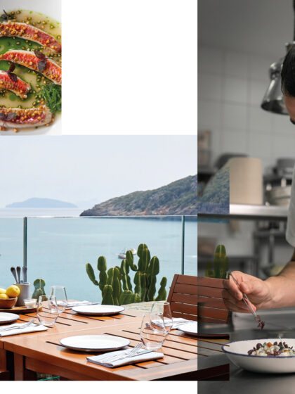 Μια γαστροταβέρνα στο Λασίθι με θέα θάλασσα και κουζίνα φρέσκια ελληνική
