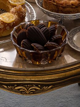 Μαντλέν (madeleines) διπλής σοκολάτας