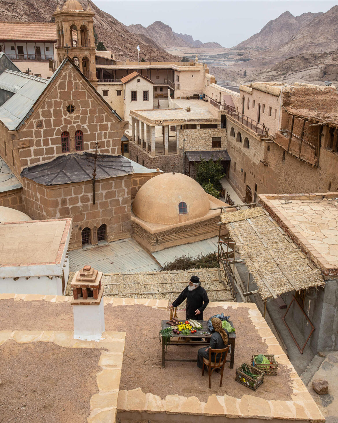 Σαρακοστή στην Ιερά Μονή Όρους Σινά: Μια κουζίνα-ταξίδι στους αιώνες