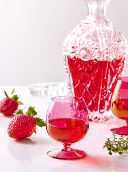 Ποτό με φράουλες