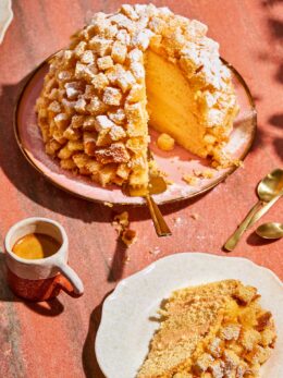 Torta Mimosa – Τούρτα με κρέμα και λιμοντσέλο